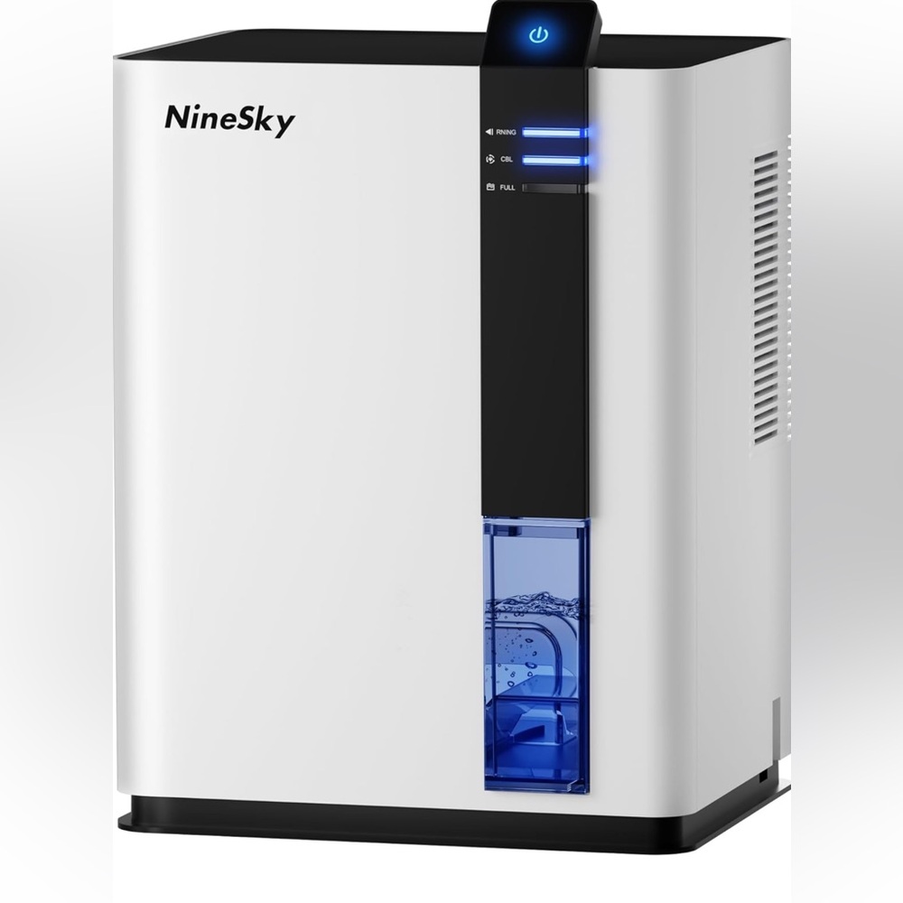 Ninesky White and Blue Home Dehumidifier